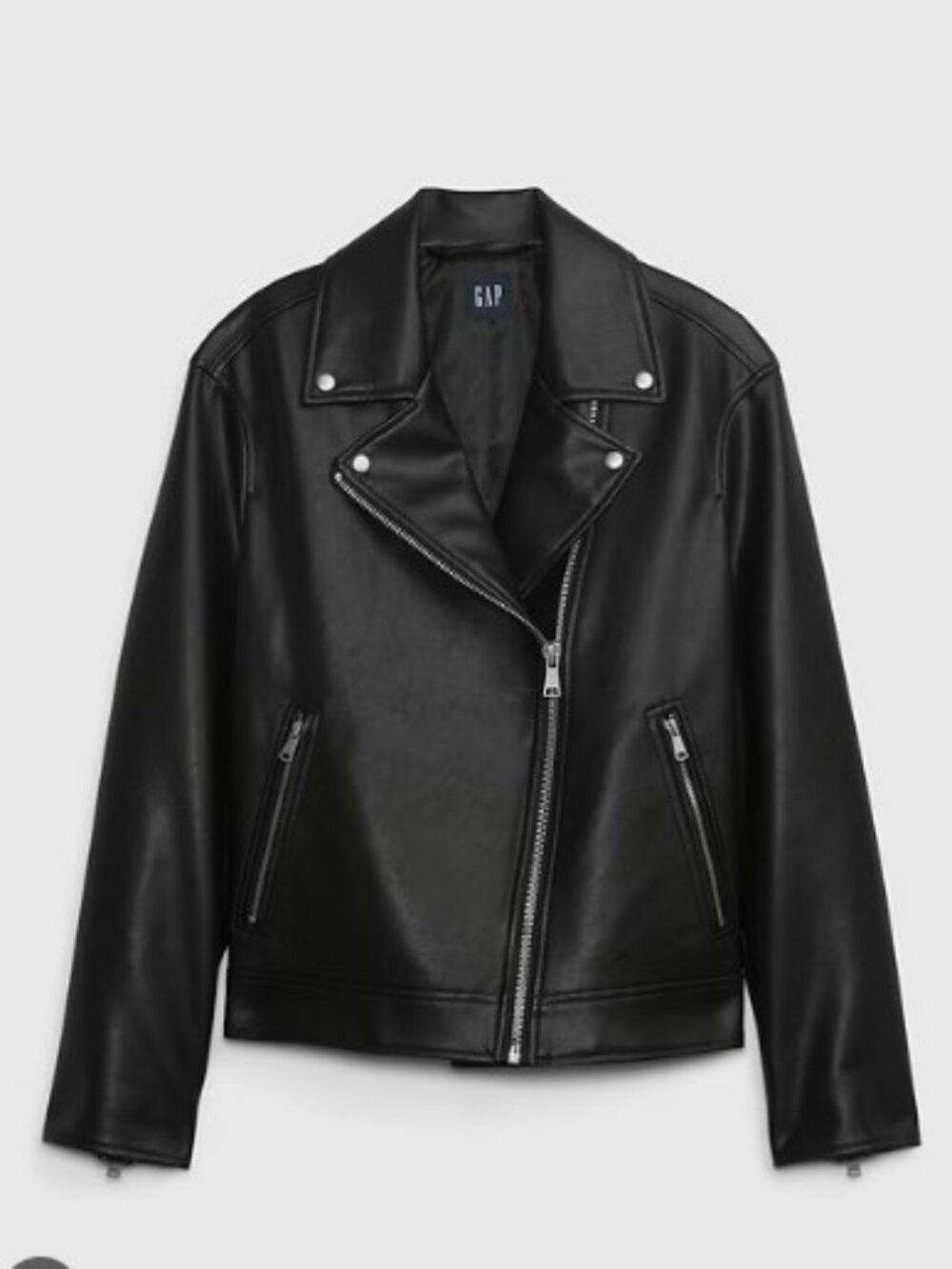Gap Vegan Leather Moto Jacket
